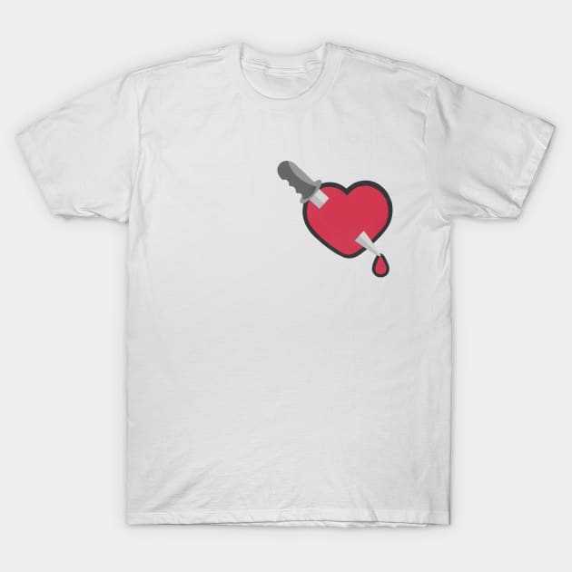 Cut My Heart Out T-Shirt by MinimalFun